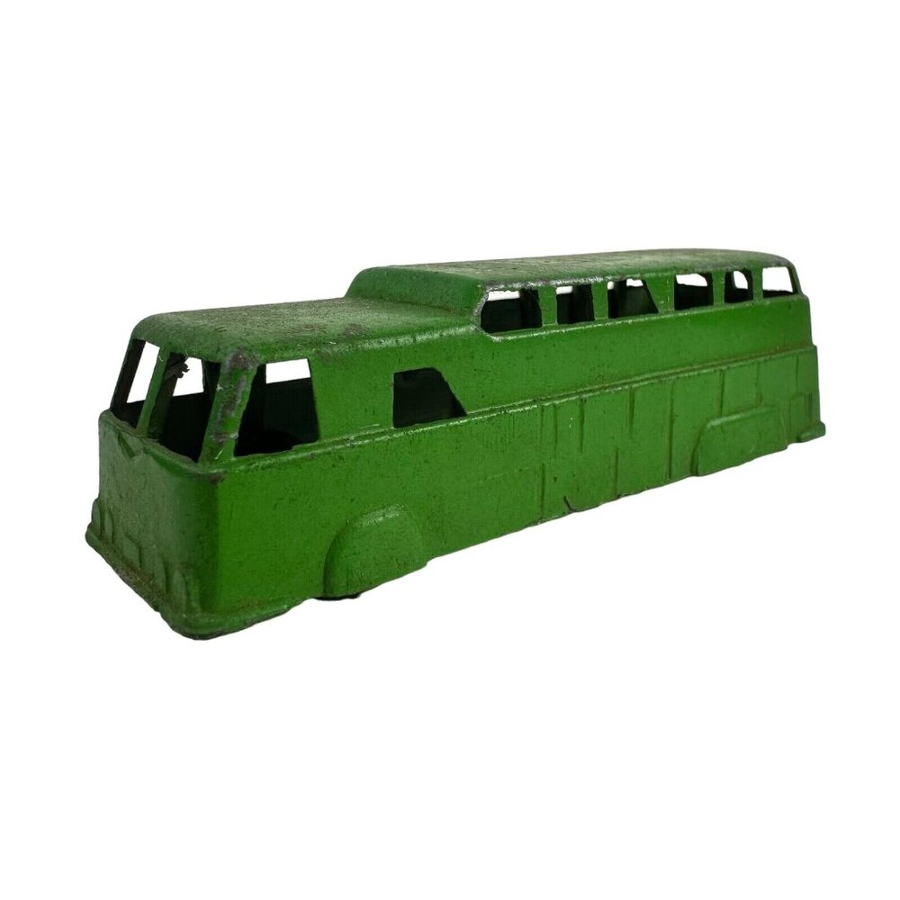 Midgetoy  Metal Toy Model Green Bus Rockfort Il